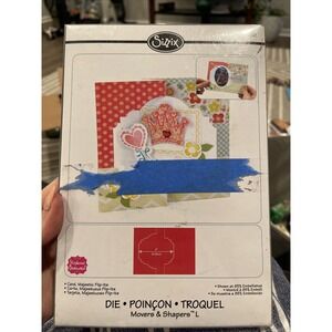 Majestic Flip-its Card Sizzix Bigz L Movers & Shapers Die 658702 NEW!